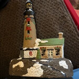 Holiday Lighthouse Holiday Decor
